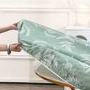 Tablecloth Circular Vinyl-Lined Flannel Tablecloth with Elastic Edge Design, Waterproof, Oil Resistant, wipeable and Reusable (Mimosa, for Up to 36-44 Inch Round Table)