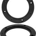 BokWin 2 Pcs Universal Fit Car Speaker Spacer 4 Inch Adaptor Ring Mounting Bracket Plastic Car Stereo Speakers Spacer(Black)