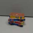 Resin Stained Stacked Books Lamp, Vintage Nightstand Desk Book Lamps for Living Room, Handcrafted Resin Table Lamp for Living Room, Bedroom, Office Decor