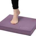 StrongTek Professional Foam Exercise Balance Pad - 15.8" x 13" x 2", High-Density TPE Foam Knee Pad, Non-Slip & Water-Resistant, for Balance Training, Physical Therapy, Yoga, and More (Purple)