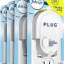 Febreze Plug In Air Freshener Fade Defy Plugs, Scented Oil Warmer- Pack of 4