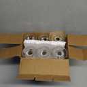 Champagne Flutes Set of 6 Exquisite Wine Glasses Elegant Plastic Champagne Flutes Perfect Wedding Gifts Thin and Stylish Design for Champagne Tasting(185ml)