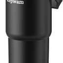 Kepwam T3 Self-Heating Travel Mug 20oz, Temperature-Controlled Coffee Warmer Mug, Smart Travel Coffee Mug Keep Coffee Drinks Hot, Heated Mug Great for Driver Outdoor Fits Car Cup Holders (Black)