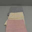 3 Pack Women's Incontinence Underwear Washable, Double Elastic High Waist Adult Incontinence Protective Briefs, Reusable for Light Bladder Leakage(L-Waist: 24.4''~38.6'') (Dark Grey/Pink/Beige)