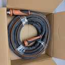 Giraffe Tools Garden Hose 25ft x 5/8", Water Hose Heavy Duty, Flexible, Lightweight Hybrid Hose with Swivel Handle, Male to Female Fittings, Burst 600 PSI