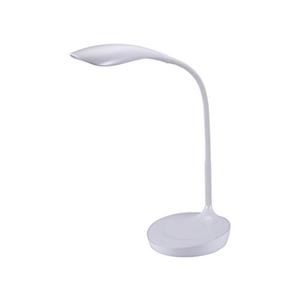 Bostitch Office KT-VLED1502-WHITE Gooseneck LED Desk Lamp with USB Charging Port, Dimmable, White