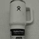 Hydro Flask 32 Oz Travel Tumbler with Handle, Lid and Straw - Insulated Stainless Steel in 32 Oz White