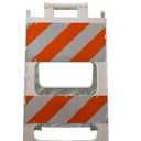 FOLD Flat Barricade Type II HI 24"X8"