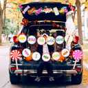 2 x Tegeme Religious Candy Trunk or Treat Car Decorations Kit Halloween Party Favors Christian Car Garage Door Decor with Candy Lollipop Banner