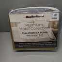 Mueller Ultratemp 
California King
Size Bed Sheets Set, Super Soft 1800, 6 Piece Set, Deep Pocket up to 16", Transfers Heat, Breathes Better, Hypoallergenic, Wrinkle, Light Grey