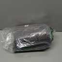 Buganda Bathroom Rugs, 24" x 20", Soft and Absorbent Microfiber Bath Rugs, Non-Slip Shaggy Shower Carpet, Machine Wash Dry Bath Mats for Bathroom Floor, Tub and Shower, Dark Grey