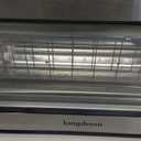 Clear View Toaster, LONGDEEM 1.75" Wide Slot, 10.2" Extra Long Slot Glass Toasters Stainless Steel 2 Slice with 6 Browning Control for Bagel, Defrost & Auto Shut Off with Removable Crumb Tray, Silver