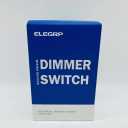 ELEGRP DM101S-WH Toggle Dimmer Switch for Dimmable LED, CFL & Incandescent Bulbs