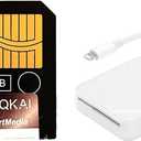 SmartMedia Card 32MB SM Memory Card Smart Media Card W/Lighting to Memory Card Reader