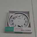 La Crosse 404-3025W 10-inch Basics Quartz Analog Wall Clock - White