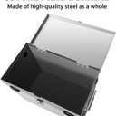 Peastorm Trailer RV Marine Battery Box - 12V Waterproof Stainless Steel Battery Relocation Kit for Boat, Trolling Motor, Kayak (Group 27)