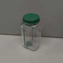 Suteng Salad Jar Pod Side Open, Reusable Side Opening Salad Jar with Leakproof Dressing Cup for Picnic, Travel (Green)