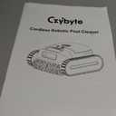 CZYBYTE Cordless Robotic Pool Vacuum Cleaner, APP Support