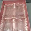 Vintage Art Deco 1920s Highball Cocktail Glasses | Set of 4 | 14 oz Tall Crystal Tumblers for Drinking Mojito, Whiskey Highball, Gin Rickey, Classic Long Bar Drinks | Large Hiball Glassware