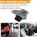 X AUTOHAUX Automatic Transmission Neutral Safety Switch 84540-52050 for Toyota Celica 2001-2005 for Toyota Corolla 2003-2005