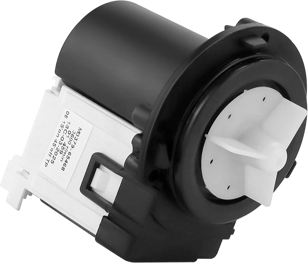 4681EA2001T Washer Drain Pump Assembly Fit for L-G & Ken-more Washer Drain Pump OEM Motor Replaces AP5328388, 4681EA1007G, 2003273, 4681EA1007D by MIFLUS