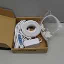 Kullsinss Ceiling Grow Lights for Indoor Plants, 192 LEDs 24W Full Spectrum Plant Lights for Indoor Growing, 3.5" Under Cabinet Plant Grow Light with 6/12/16H Timer, 5 Brightness Levels (4-Head)