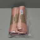 Tudomro 8 Pcs  Rose Gold Round Plastic Tablecloth and Satin Table Runner Set 84 Inch Round Covers 12 x 108 Inch Table Runners for Wedding Birthday Party Baby Shower Anniversary