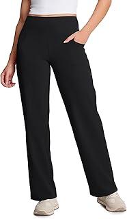 Yogipace Women's High Rise Wide Leg Pants, Small