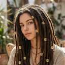 100 PCS Gold Dreadlock Locs Accessories for Hair, Braiding Beads Metal Cuffs Soft Metal Adjustable Braiding Cuffs for Women and Girls, Gold