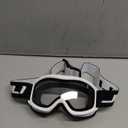 Juli Kids Ski Goggles,Snow Snowboard Goggles Boy Girl Snowmobile Skiing Skating Age 3-8 4302 (Matte White Frame/Clear Lens (Vlt 83%))