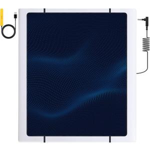 Grounding Mat for Bed,Grounding Pad for Sleeping, Improved Sleep, with grounding Test Pen and grounding Cord King Max(72.3 * 54.1 inch)
