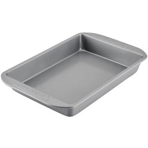 Farberware Nonstick Bakeware Baking Pan / Nonstick Cake Pan, Rectangle - 9 Inch x 13 Inch, Gray