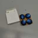 4 Pack Navy Blue Kitchen Cabinet Knobs Round Drawer Pulls Black Dresser Cupboard Door Handles