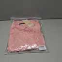 dowerme Women's Casual Dresses 2025 Fall Fashion Long Sleeve Button Up Floral Print Belted Tiered Boho Maxi Party Dress (Pink, M)