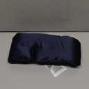 DROWSY Silk Sleep Mask - Face-Hugging, Padded Cocoon for Luxury Sleep in Total Darkness - 100% Pure Mulberry Silk, Skin-Hydrating & Adjustable (Midnight Blue)