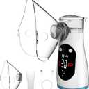 Smart Rechargeable Portable Nebulizer with LCD Screen  Compact, Powerful & Ideal for On-The-Go, Home & Travel Use, Innovative Nebulizer for Enhanced Breathing