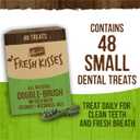 Merrick Fresh Kisses Natural Dental Chews Infused With Coconut And Botanical Oils For Small Dogs 15-25 Lbs - 9 ct. Bag