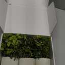 Der Rose 3 Pack Mini Potted Fake Plants Artificial Plastic Eucalyptus Plants Topiaries for Home Office Desk Farmhouse Shelf Room Bathroom Decor(Green)