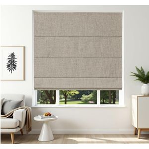 Joydeco Cordless Roman Shades, Linen Window Blinds, 30" W×75" H, Linen
Thermal Insulated Blackout Blinds, Room Darkening Shades for Indoor Windows, Easy to Install