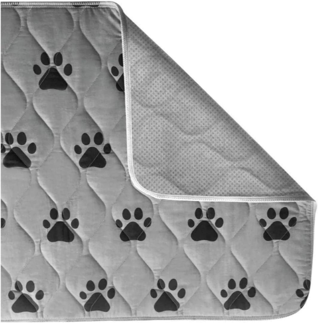 Mr. Peanut's Washable Pee Pads for Dogs 3 Pack Reusable Puppy Pet Training Pads Waterproof Super Absorbing Pet Carrier Protector Mat (18" x 10")