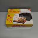 Aotto Electric Lunch Box Food Heater - 12V/24V/110V 3-in-1 Portable Oven & Food Warmer, Heated Lunch Box for Adults, Cook, Reheat, Keep Meals Warm for Car, Truck, Office, Travel, Home - Black