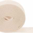HARFINGTON 5 Yards Sewing Elastic Bands 2 Inch 50mm Width Flat Knit Stretch Elastic Cord for DIY Projects Arts and Crafts, Khaki