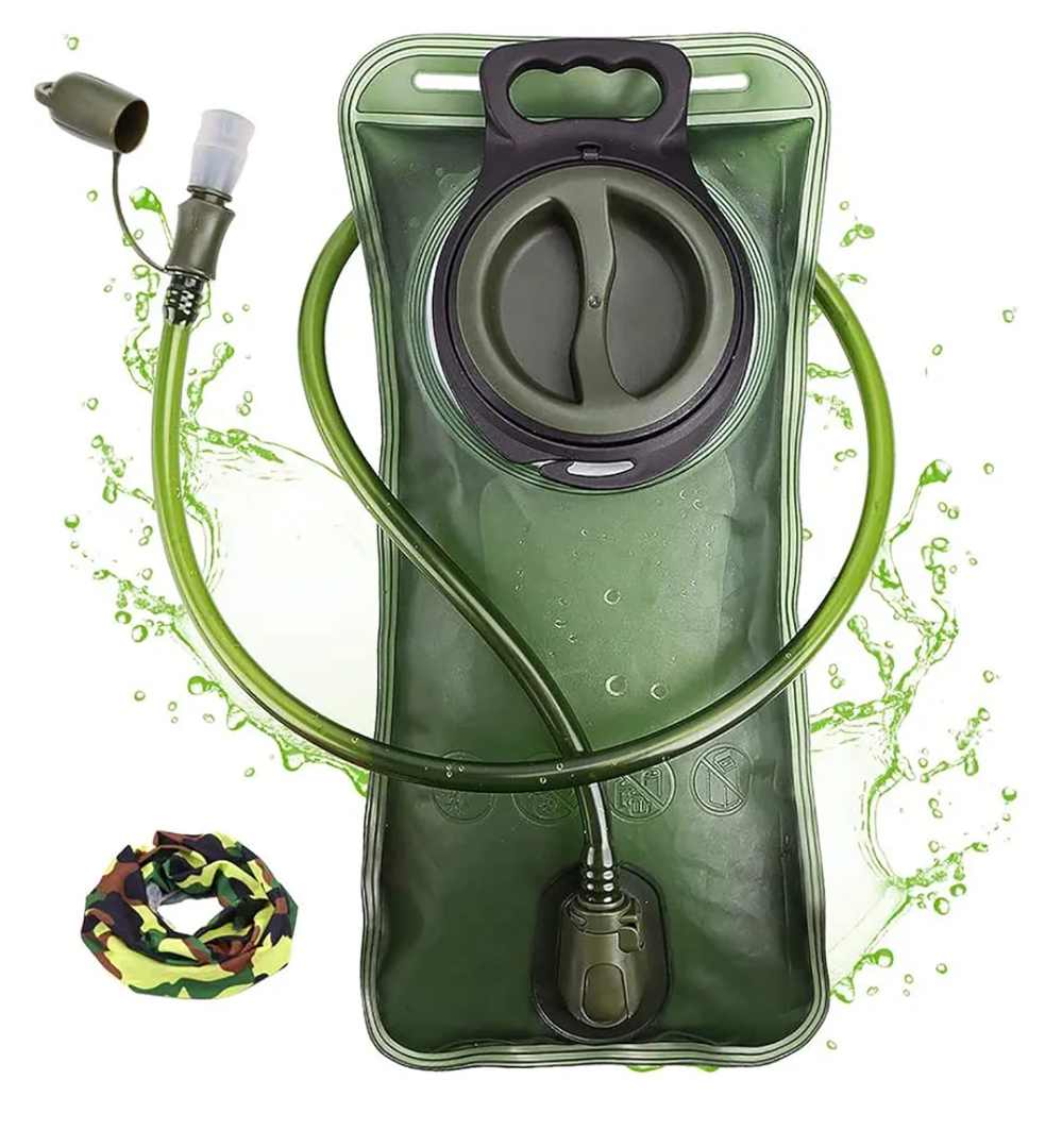 Hydration Bladder,  Water Bladder for Hiking Backpack, BPA-Free Leak Proof Water Reservoir Storage Bag, Water Pouch Hydration Pack for Camping Cycling Running