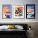 LUCKYLIFE 16x24 Frame in Black, Gallery Frame for Wall Mounting, 2 Pack