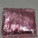YYCRAFT 6" Wide Fringe Trim Garland Dance Costume Fringe Trimming Shiny Foil Effect Party Decor (10 Yards, Dark Pink)