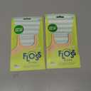 SmartLifeco Eco-Friendly Dental Floss Picks (100ct) - Flossers Made with Straw Wheat Blend, Superior Anti-Shred Thread for Tight Gaps, Tooth Pick Stick for Adults, Soft on Gum & Teeth, Vegan, Mint