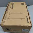 Mounting Dream Black Alloy Steel Speaker Stands, Height Adjustable Bookshelf Speaker Stand Pair, Universal Fit, 11 lbs Capacity, Set of 2 for Bose Polk JBL Sony Yamaha - 42" Max Height