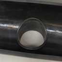 6 Inch Flexible PVC Sewer Tap Saddle with 4 Inch Branch Outlet, Saddle Tee with 304 Stainless Steel Clamp, No-dig Leak-proof Connection for Municipal Main Lines