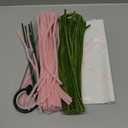 200Pcs Pipe Cleaners Craft with String Light, DIY Flower Bouquet Kit Chenille Stems Flower with Step-by-Step Video Tutorials for Mom, Women, Friend, Wedding Birthday Thank You Gifts, DIY Home Decor