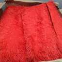 5x7 Red Area Rugs for Living Room, Fluffy Shag Rug for Bedroom Nursery, Ultra Soft Comfy, Fuzzy Shaggy Plush Carpet for Kids Boys Girls Teen Dorm Indoor Home Decor, Upgrade Non-Slip